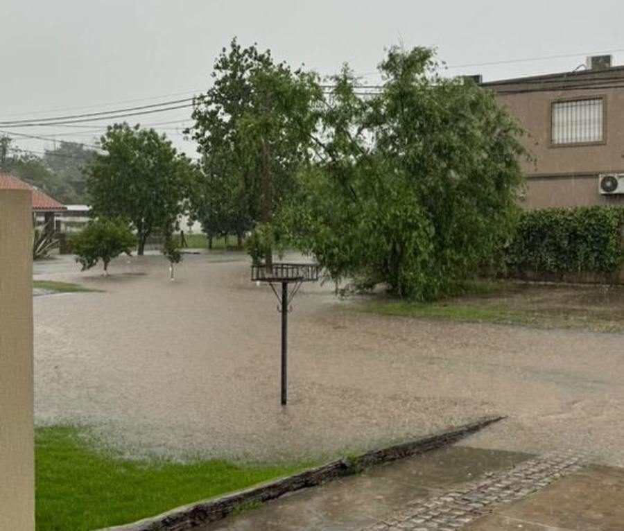 Temporal en Funes: cayeron 112 mm de agua en sólo siete horas